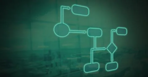 Green wireframe Stock Illustration