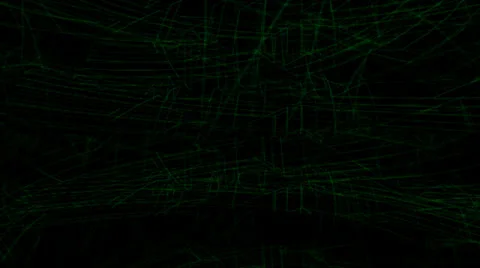 Green Wireframe Motion Mapping Stock Footage 24729290