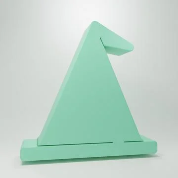 Green Witch hat icon isolated on grey background. Happy Halloween party. Mi.. Stock Illustration