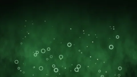 Green Witch Smoke Halloween Background with Rising Bubbles Stock Footage 345640039