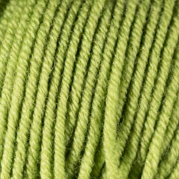 Green wool thread ball macro closeup Stock Photos