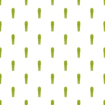 Green workwear coverall pattern repeating design Stockillustratie