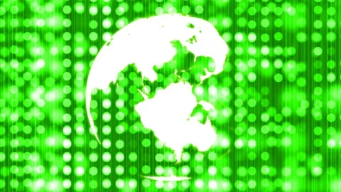 Green world animation  Video stock 117094314