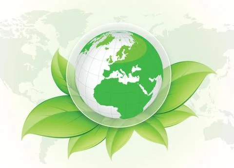 Green world concetp Stock Illustration