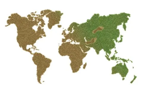 Green world damaging Stock Photos