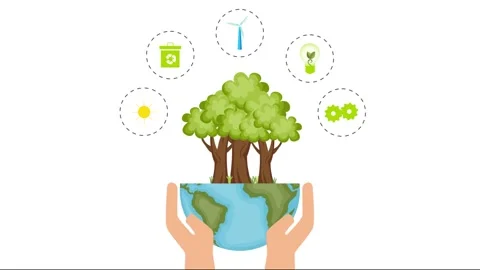 Green world Видео 284175140