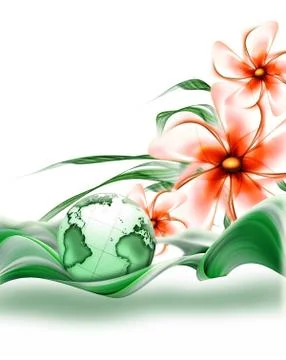 Green world Stock Illustration