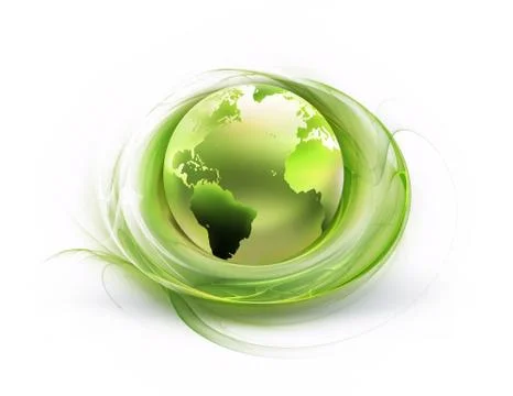 Green world Stock Illustration