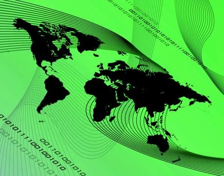 Green World Stock Illustration