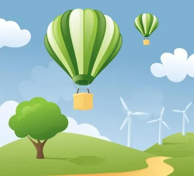 Green world Stock Illustration