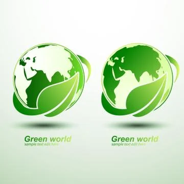 Green world Stock Illustration