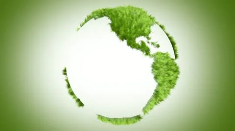 Green world made of grass Stock-Footage 12969648