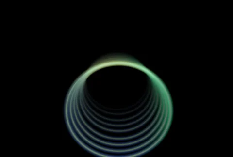 Green worm hole Stock Footage 1030737