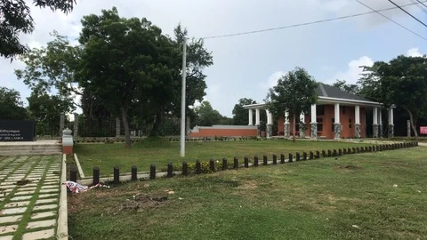 A green yard Stock Footage 125209910