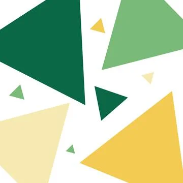 Green yellow abstract triangle pattern geometric background Stockillustratie