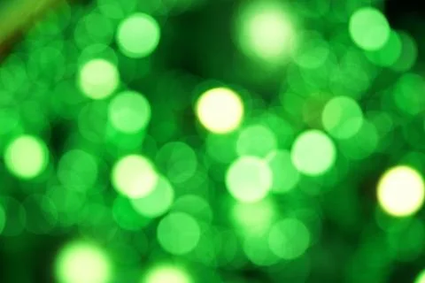 Green yellow bokeh background Foto stock