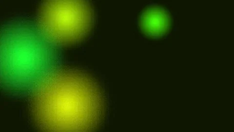 Green yellow bokeh particles floating gently in dark atmosphere with subtle.. Stock Footage 340908079