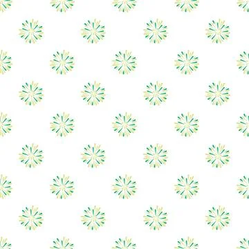 Green yellow firework burst seamless pattern background Stock-Illustration