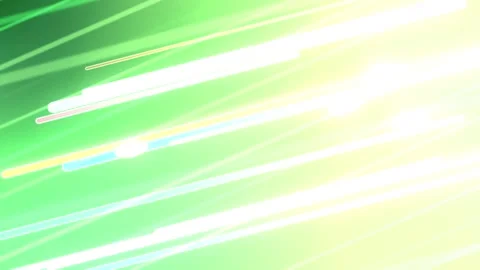 Green yellow gradient with light streaks and geometric shapes, Seamless Loop Stock Footage 341858366