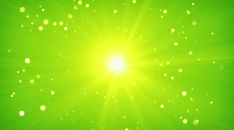 Green yellow light and particles loop background Stock Footage 36222025