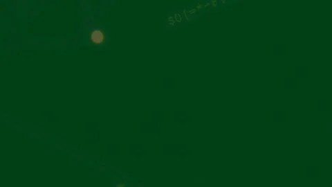 Green-yellow node map animating on transparent canvas, white beam sweeping in, Video stock 329548640