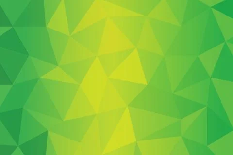 GREEN , YELLOW POLY ABSTRACT BACKGROUND Stock Illustration