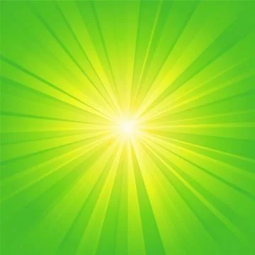 Green yellow ray background Ilustración de archivo