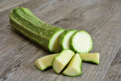 Green zucchini Stock Photos