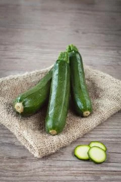 Green zucchini Stock Photos