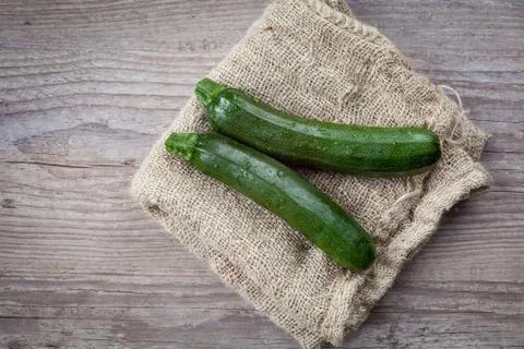 Green zucchini Stock Photos