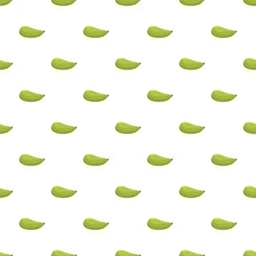 Green zucchini seamless pattern creating a healthy background Stockillustratie