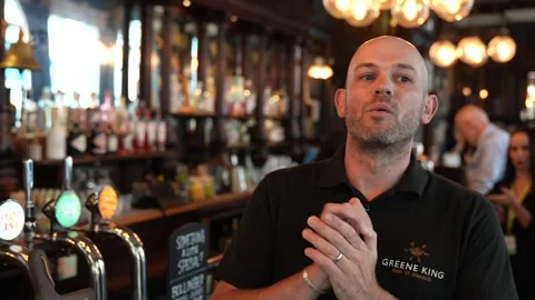 Greene King creates 'The Beer Tapestry' as 'fun way' to celebrate the heritage  Stock Footage 344879610