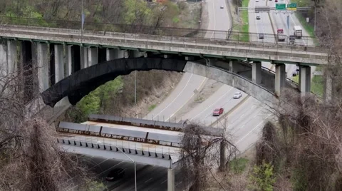 Greenfield Bridge Pittsburgh Stock Footage 51806522