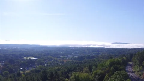 Greenfield, Massachusetts From Mohawk Trail Stock Footage 329240327