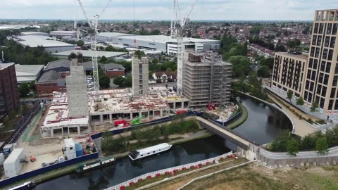 Greenford Quay, Lyons Dock Stock Footage 327483158