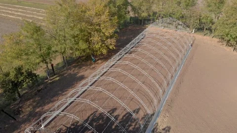 Greenhouse construction Stock Footage 171569108