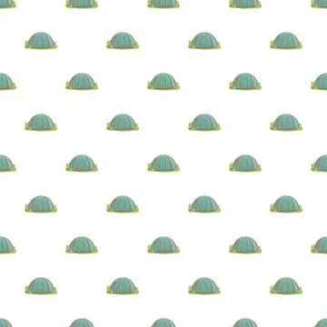 Greenhouse dome pattern on white background Stock Illustration
