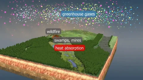 Greenhouse effect Stock Footage 276882977
