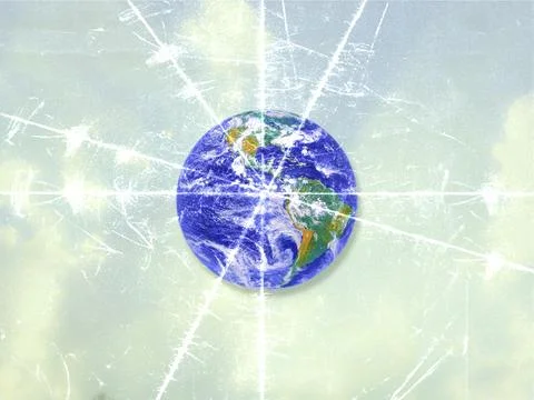 Greenhouse effect warming our planet elements of this 스톡 일러스트