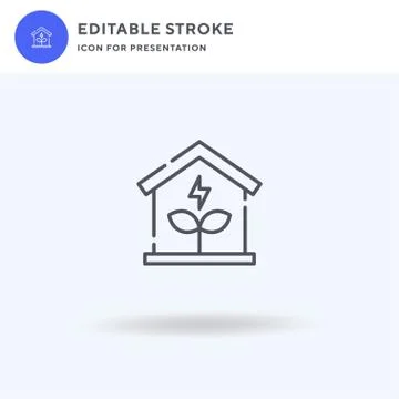 Greenhouse icon vector, filled flat sign, solid pictogram isolated on white 库存插图