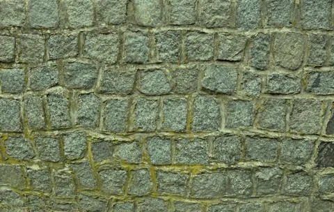 Greenish castle wall Foto stock