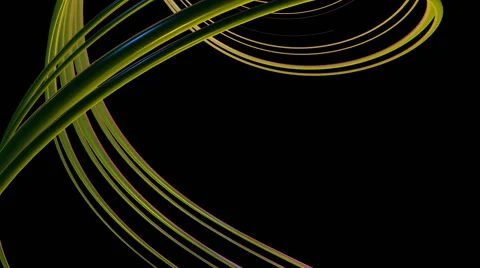 Greenish curved lines Stock Footage 55385601