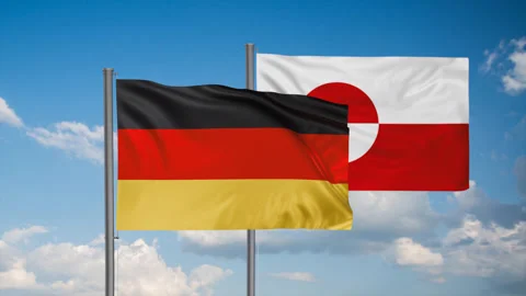 Greenland flag Stock Footage 245111059