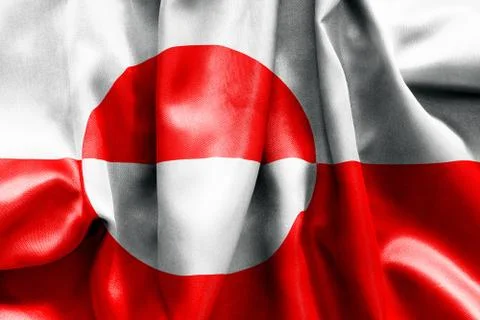 Greenland flag イラスト素材