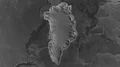 Greenland - hub of the world. Grayscale 4k or 4k+ Resolution