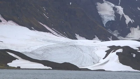 Greenland mountainous coast Video stock 103357486
