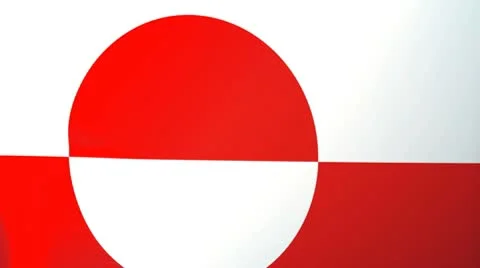 Greenland Waving Flag Stock Footage 10761926