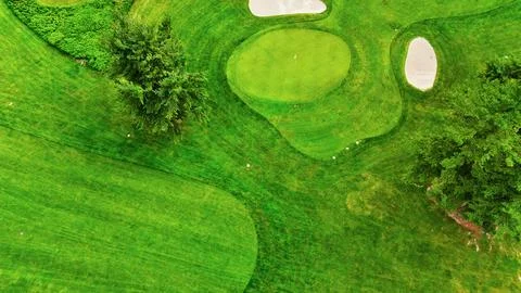 Greens Throughout a Golf Course - Drumlins Country Club - Syracuse, NY Foto stock