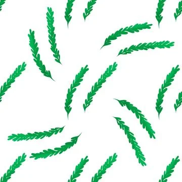 Greens vector leaves grass pattern textiles green Stock Illustration