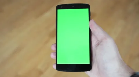 Greenscreen android shakey twoscrollleft Stock Footage 52994036